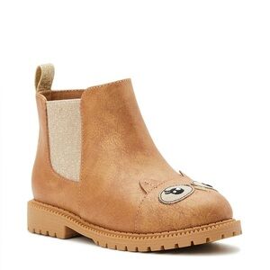 WONDER NATION toddler girls owl Chelsea ankle boots